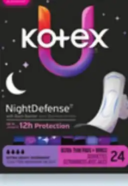 Walmart Kotex Gravity Core pads with wings offer