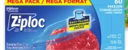 Walmart Ziploc freezer bags mega pack offer