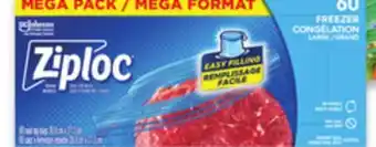 Walmart Ziploc freezer bags mega pack offer