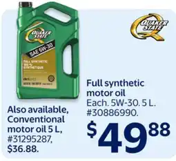 Walmart Full synthetic motor oil offer