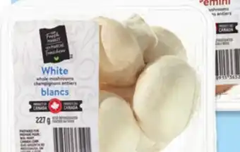 Walmart Your Fresh Market whole white mushrooms offer