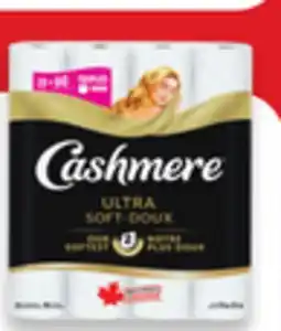 Walmart Cashmere bathroom tissue 30 = 62 rolls, 253 sheets per roll 20 = 60 rolls, 198 sheets per roll offer