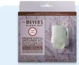 Walmart Mrs. Meyer's Clean Day diffuser kit offer