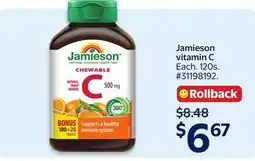 Walmart Jamieson vitamin C offer