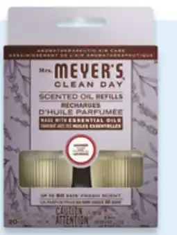 Walmart Mrs. Meyer's Clean Day diffuser kit or scented oil refills 2 x 20 mL offer