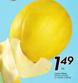 Sobeys Canary Melon offer