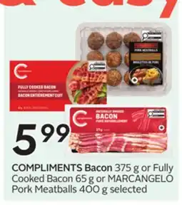 Sobeys COMPLIMENTS Bacon offer