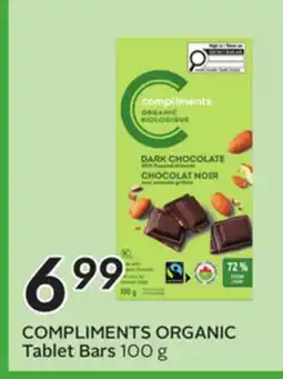 Sobeys COMPLIMENTS ORGANIC Tablet Bars offer