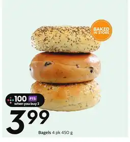 Sobeys Bagels offer