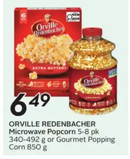 Sobeys Microwave Popcorn offer