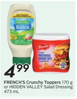 Sobeys Crunchy Toppers offer