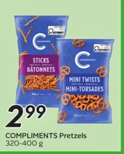 Sobeys COMPLIMENTS Pretzels offer