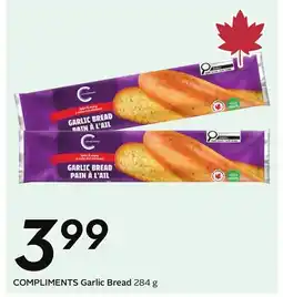 Sobeys COMPLIMENTS Garlic Bread offer