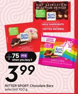 Sobeys Chocolate Bars offer