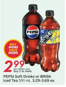 Sobeys Soft Drinks or Iced Tea offer