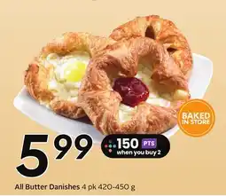Sobeys All Butter Danishes offer