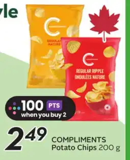 Sobeys COMPLIMENTS Potato Chips offer