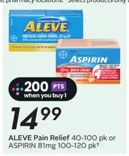 Sobeys ALEVE Pain Relief offer