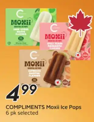 Sobeys COMPLIMENTS Moxii Ice Pops offer