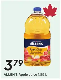 Sobeys Apple Juice offer
