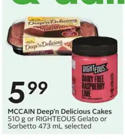 Sobeys Deep'n Delicious Cakes offer