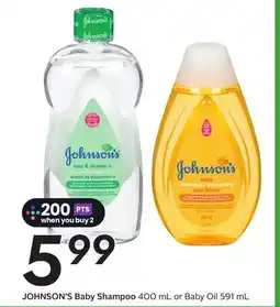 Sobeys Baby Shampoo offer