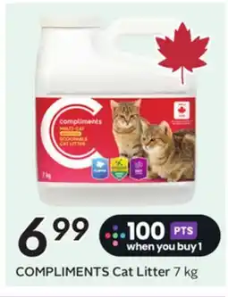 Sobeys COMPLIMENTS Cat Litter offer