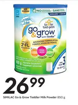 Sobeys Go & Grow Toddler Milk Powder offer