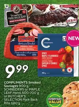 Sobeys COMPLIMENTS Smoked Sausages offer