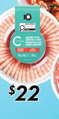 Sobeys SHRIMP WITH COCKTAIL SAUCE offer