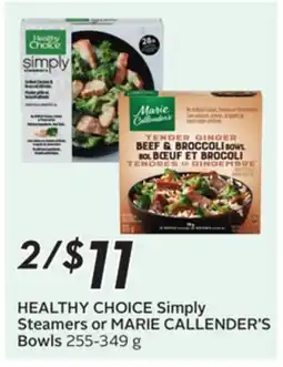 Sobeys Simply Steamers or Bowls offer