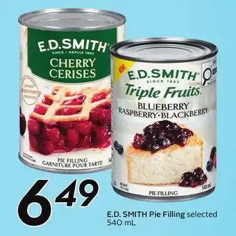 Sobeys Pie Filling offer