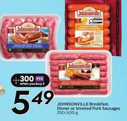 Sobeys Breakfast, Dinner or Smoked Pork Sausages offer
