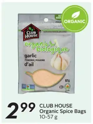 Sobeys Organic Spice Bags offer