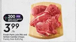 Sobeys Fresh Pork Loin Rib and Sirloin Combo Chops offer