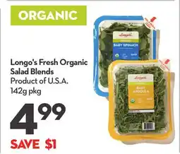 Longo's Longo's Fresh Organic Salad Blends offer