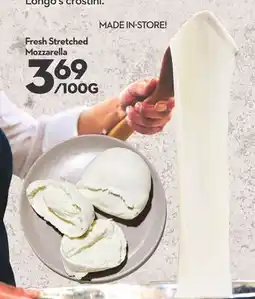 Longo's Fresh Stretched Mozzarella offer