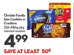 Longo's Christie Family Size Cookies or Crackers offer