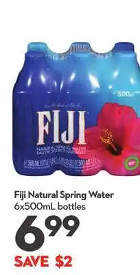 Longo's Fiji Natural Spring Water offer