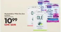Longo's Ole Mocktails or White Claw Zero offer
