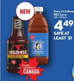 Longo's Diana Or Bullseye BBQ Sauce offer