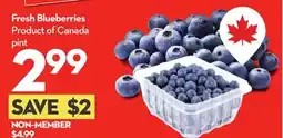 Longo's Fresh Blueberries offer