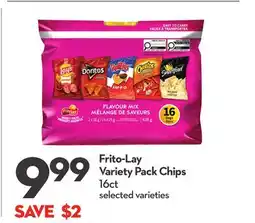 Longo's Frito-Lay Variety Pack Chips offer