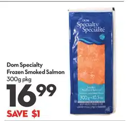 Longo's Dom Specialty Frozen Smoked Salmon offer