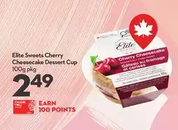 Longo's Elite Sweets Cherry Cheesecake Dessert Cup offer