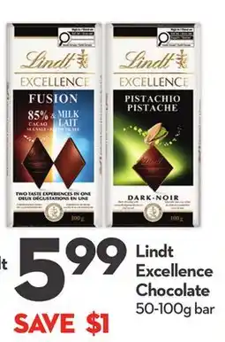 Longo's Lindt Excellence Chocolate offer