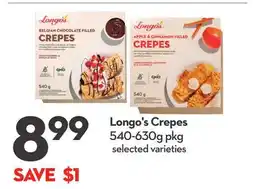 Longo's Longo's Crepes offer