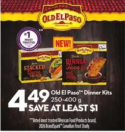Longo's Old El Paso Dinner Kits offer