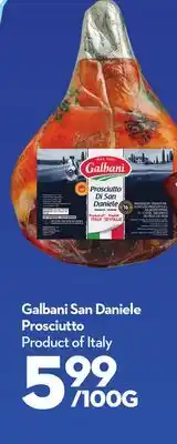 Longo's Galbani San Daniele Prosciutto offer