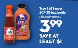 Longo's Taco Bell Sauces offer